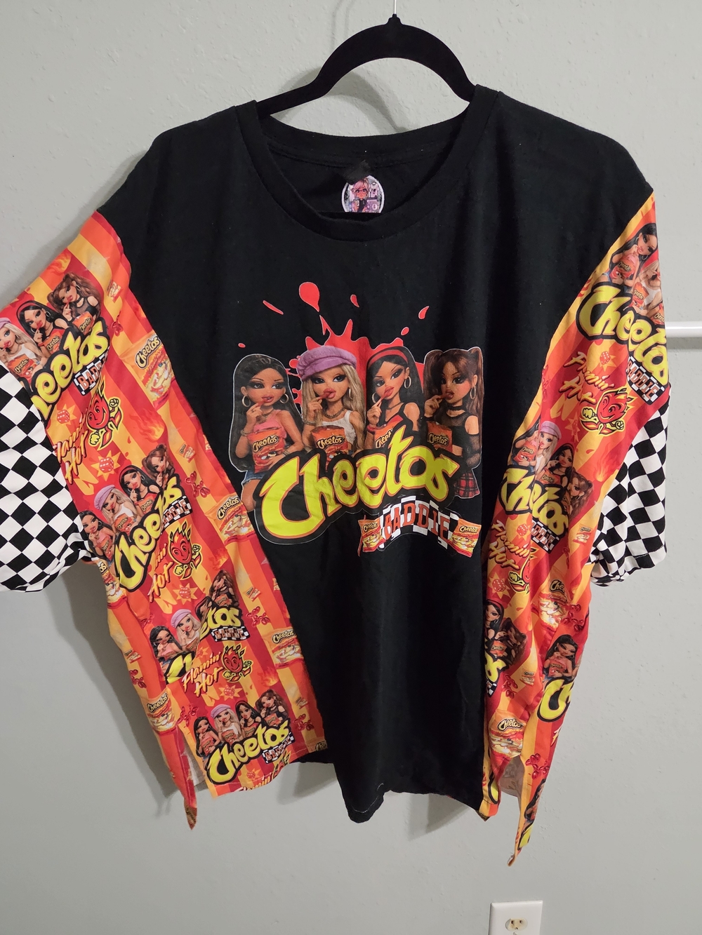 Graphic Kids Tee - Black & Orange